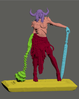 Demon Woman - 75mm 3d model