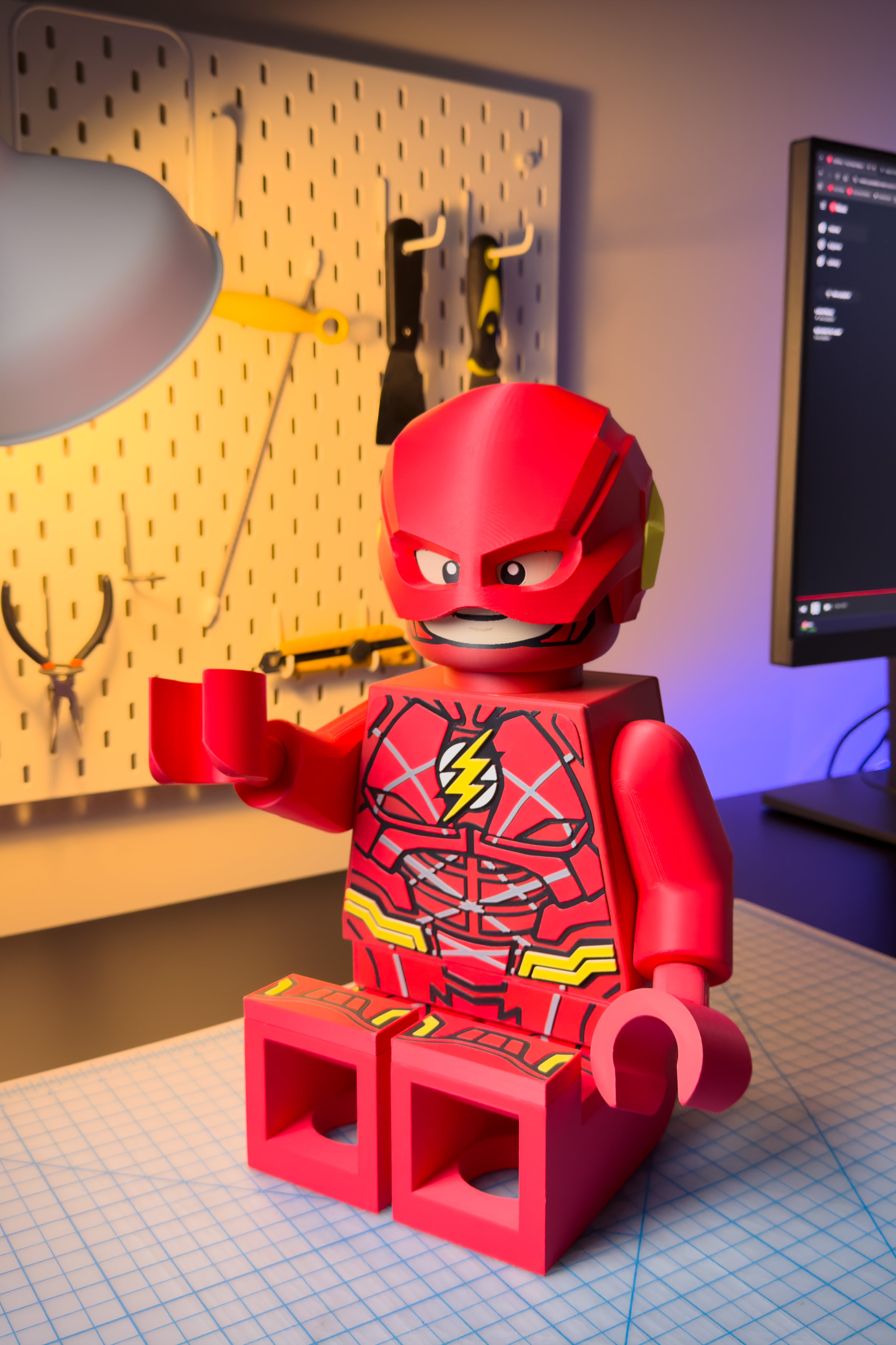 The Flash Modular Figure, Fastest Figure Alive! 3d model