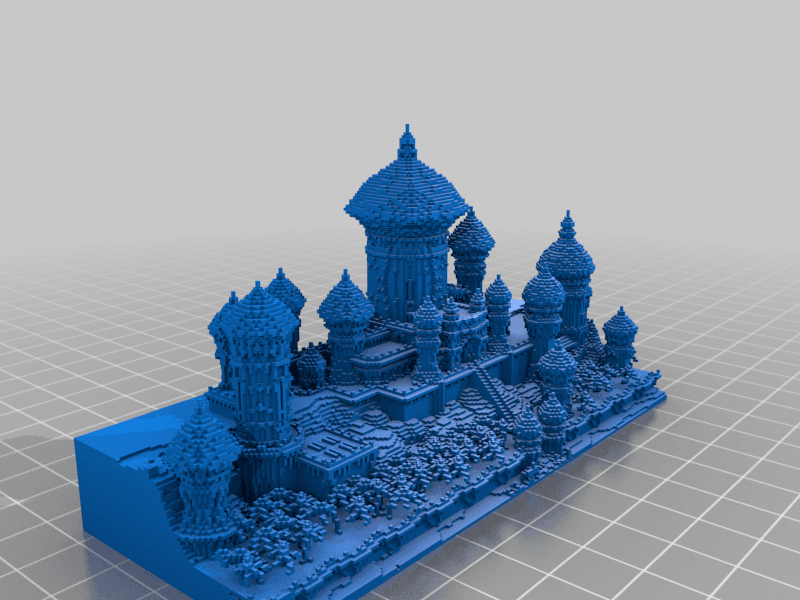 Minecraft Aladdin Castle 3d model