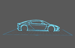 Koenigsegg - Gemera Wall Art 3d model