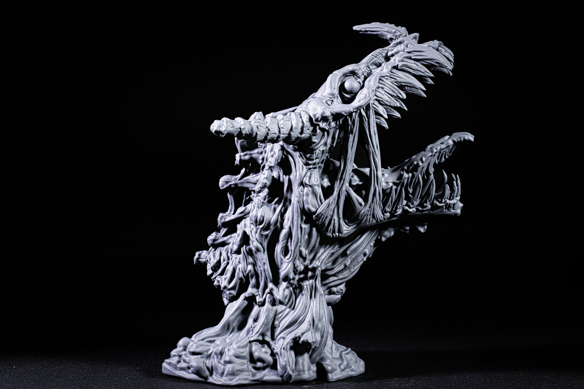 Undead Dragon head (Pre-Supported) 3d model