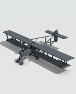 1:144 Voisin 8 3d model