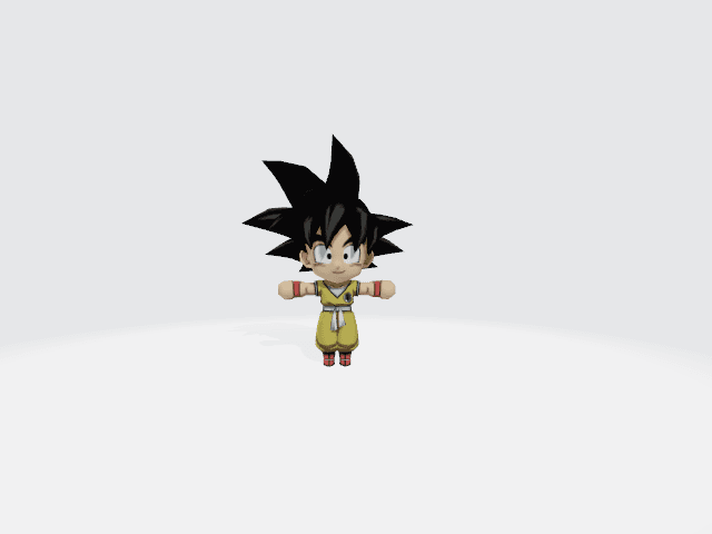 Dragon Ball Z Baby Goku 3d model