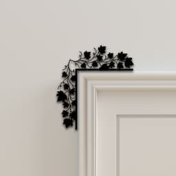 Flower Door Corner Decor 3d model