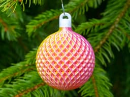 Christmas Ball - Super Fine Lattice 3d model