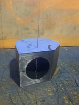 2" 90 degree cuting jig 3d model
