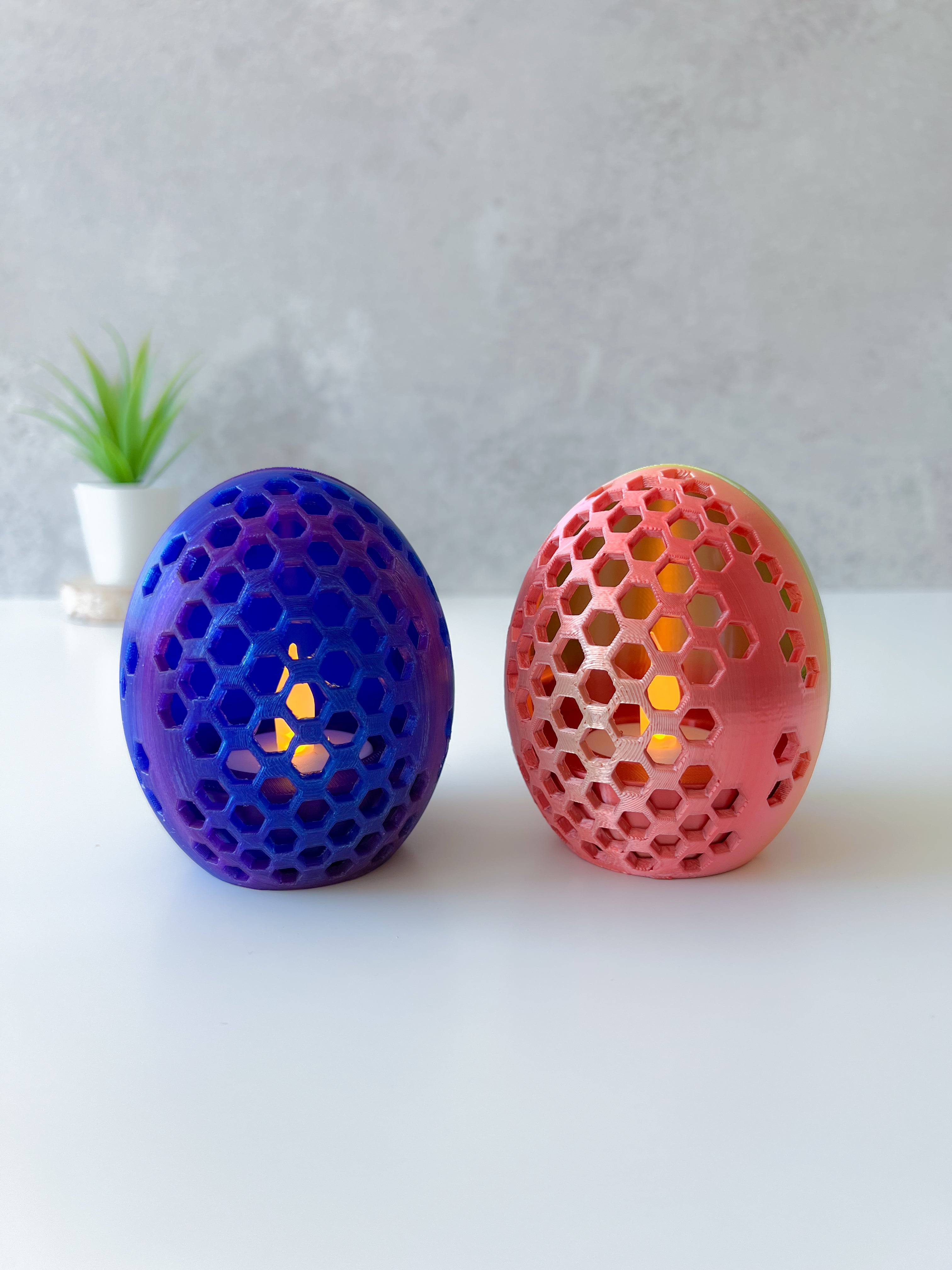 Egg tealight holder 3d model