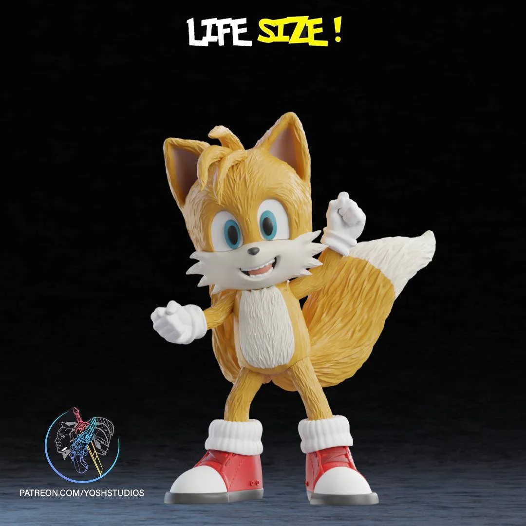 Life Size Tails 3D Printer File STL 3d model