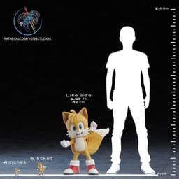 Life Size Tails 3D Printer File STL 3d model