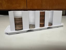Multibin Coinholder for common US coins 3d model