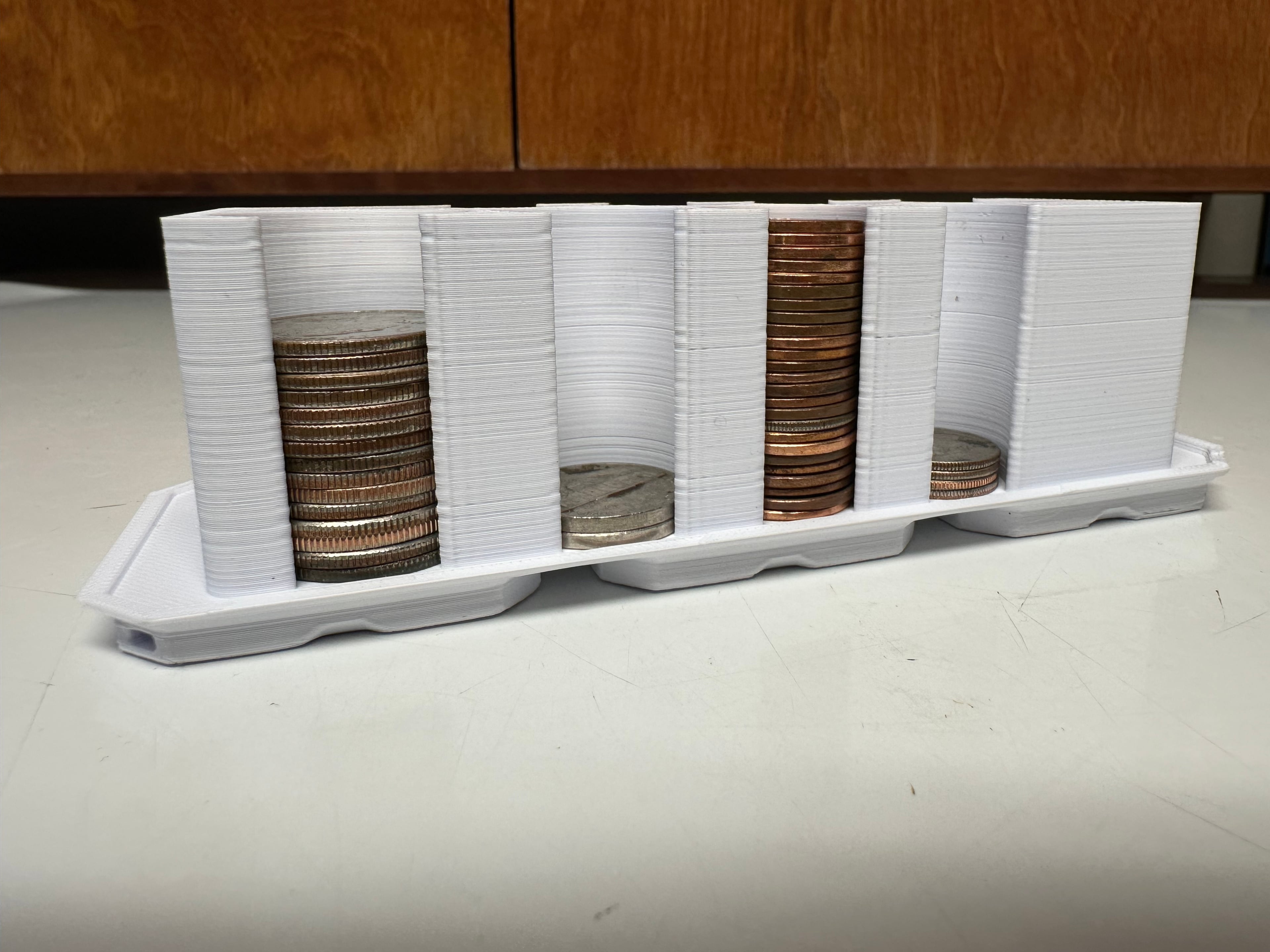 Multibin Coinholder for common US coins 3d model