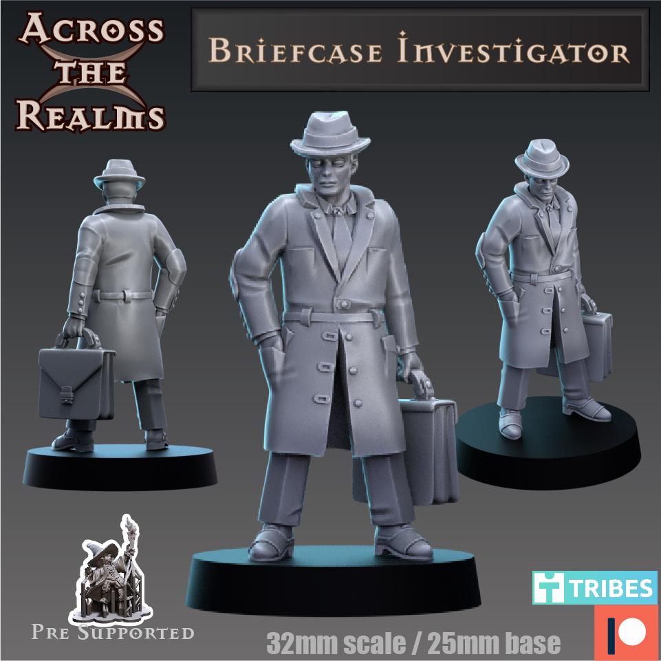 Briefcase Investigator 3d model