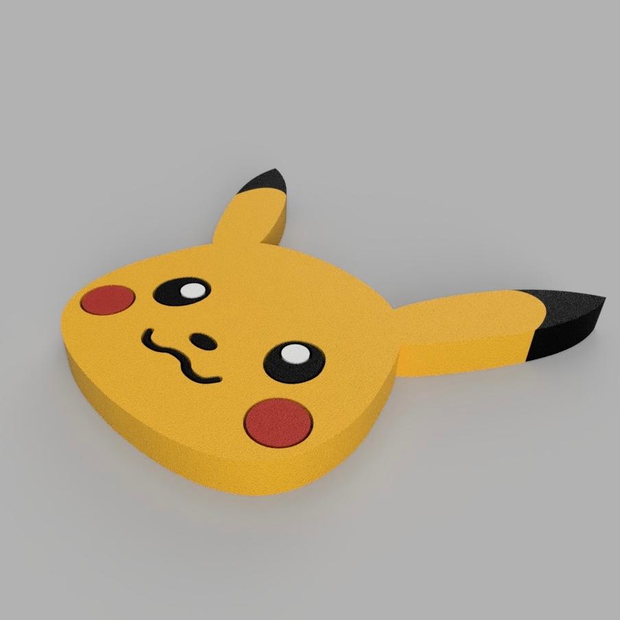 pikachu coaster 3d model