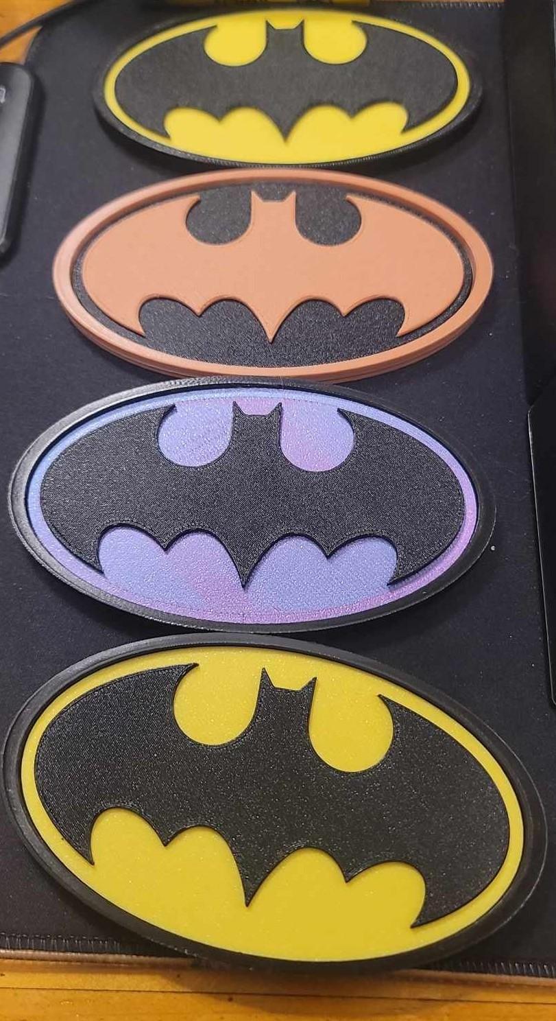 3 Part Bat Symbol / 3 Part Logo 3d model