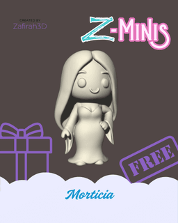 MORTICIA FOR FREE Z-MINIS 3d model