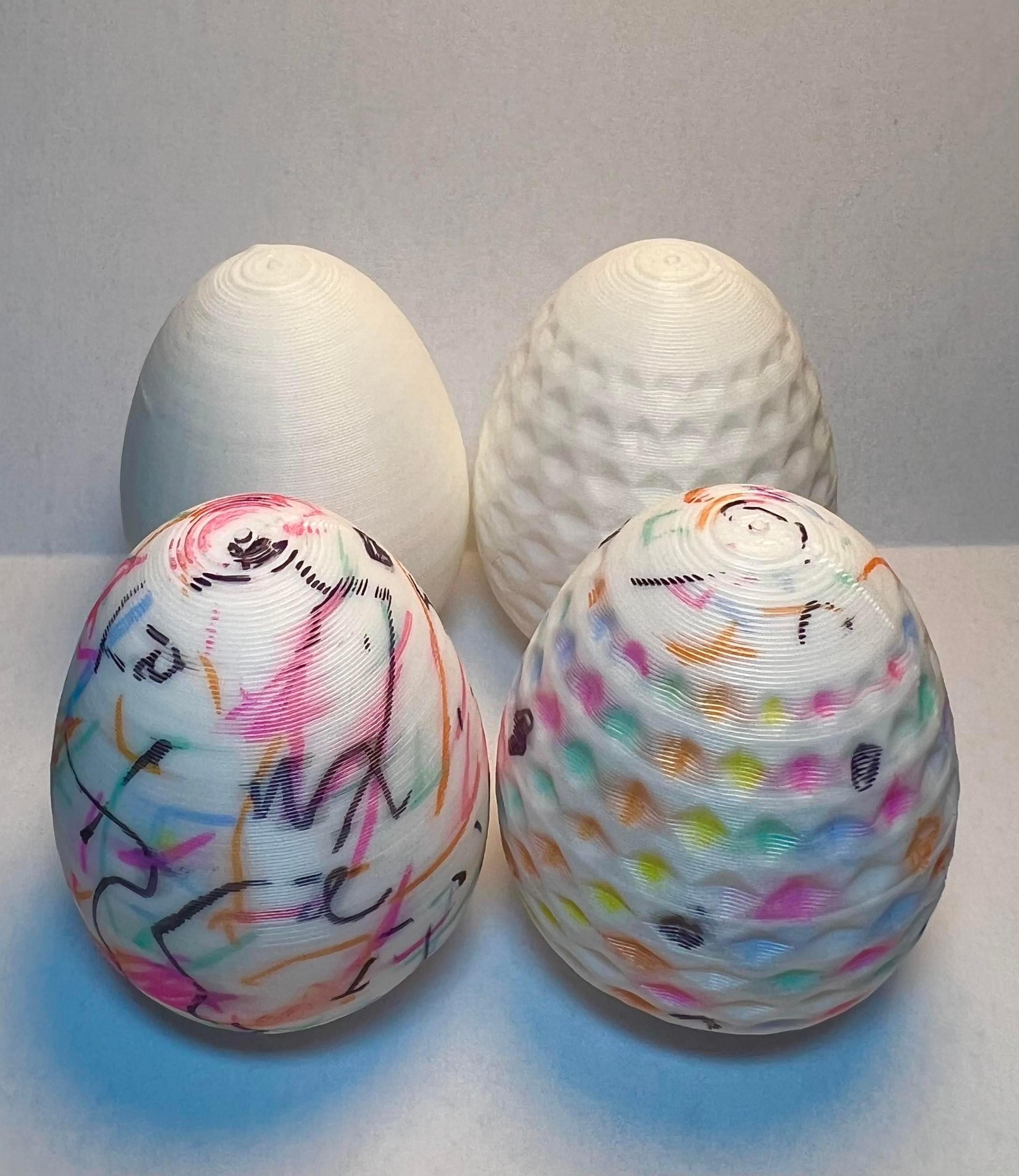 Decorating eggs 3d model