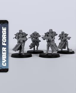 Sisters Battle Squad - With Free Cyberpunk - Sci-Fi Gift Ideas for RPG and Wargamers 3d model