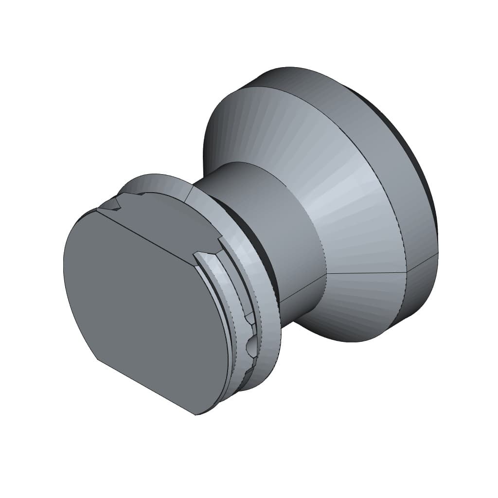 D-LOCK_KNOB.25DX20 3d model