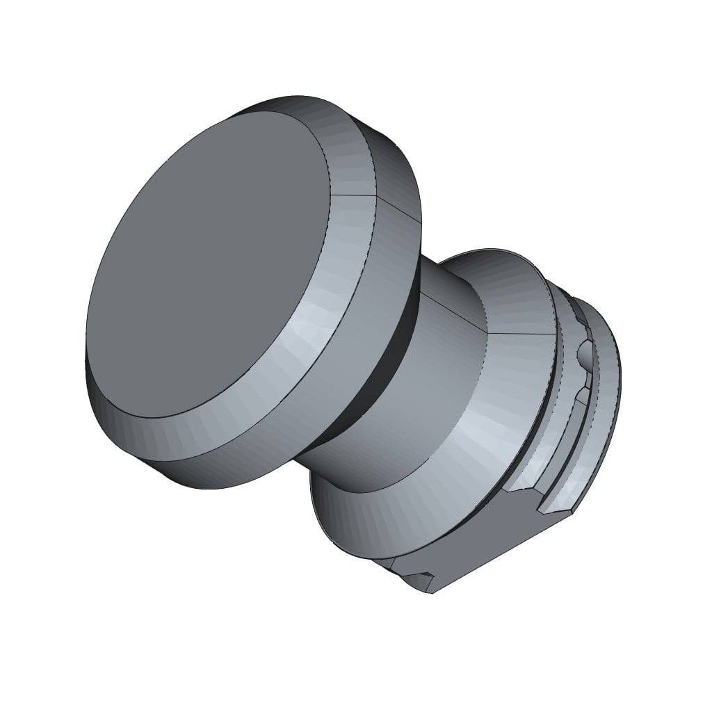 D-LOCK_KNOB.25DX20 3d model