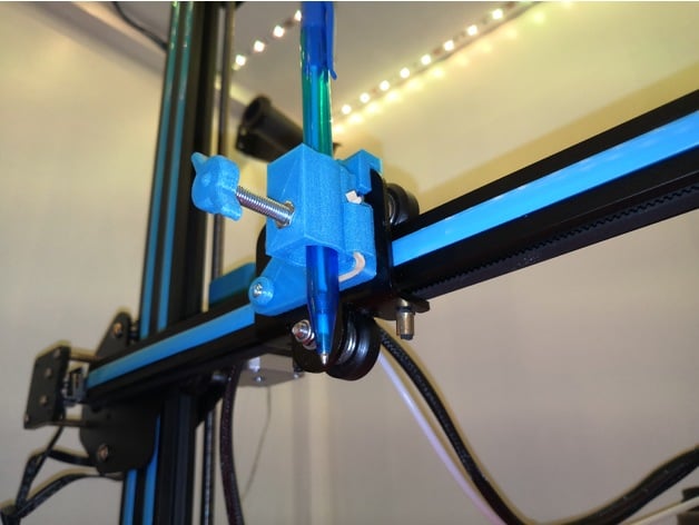 Creality CR-10 Pen Plotter holder 3d model