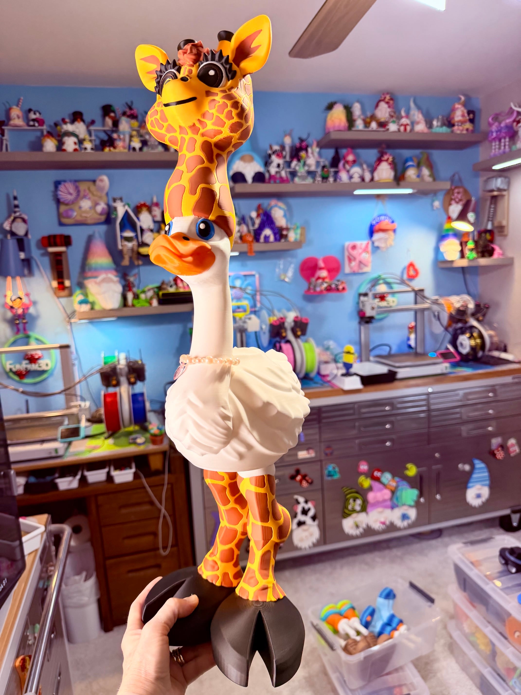 Giraffe Goose Gear for Porch Goose 3d model