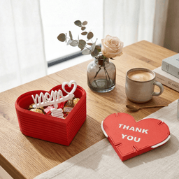 MOTHERSDAY SPRING BOX / MODERN HOME DECOR / CUTE GIFT / HEART ORGANIZER 3d model