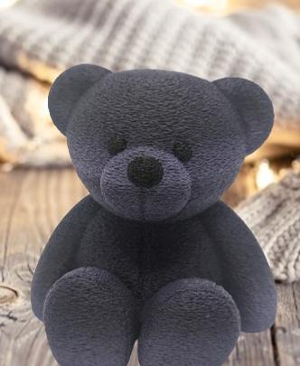 Barry Bear - Printed in fuzzy mode with Polymaker Ghastly Purple - so cuddly!  - 3d model