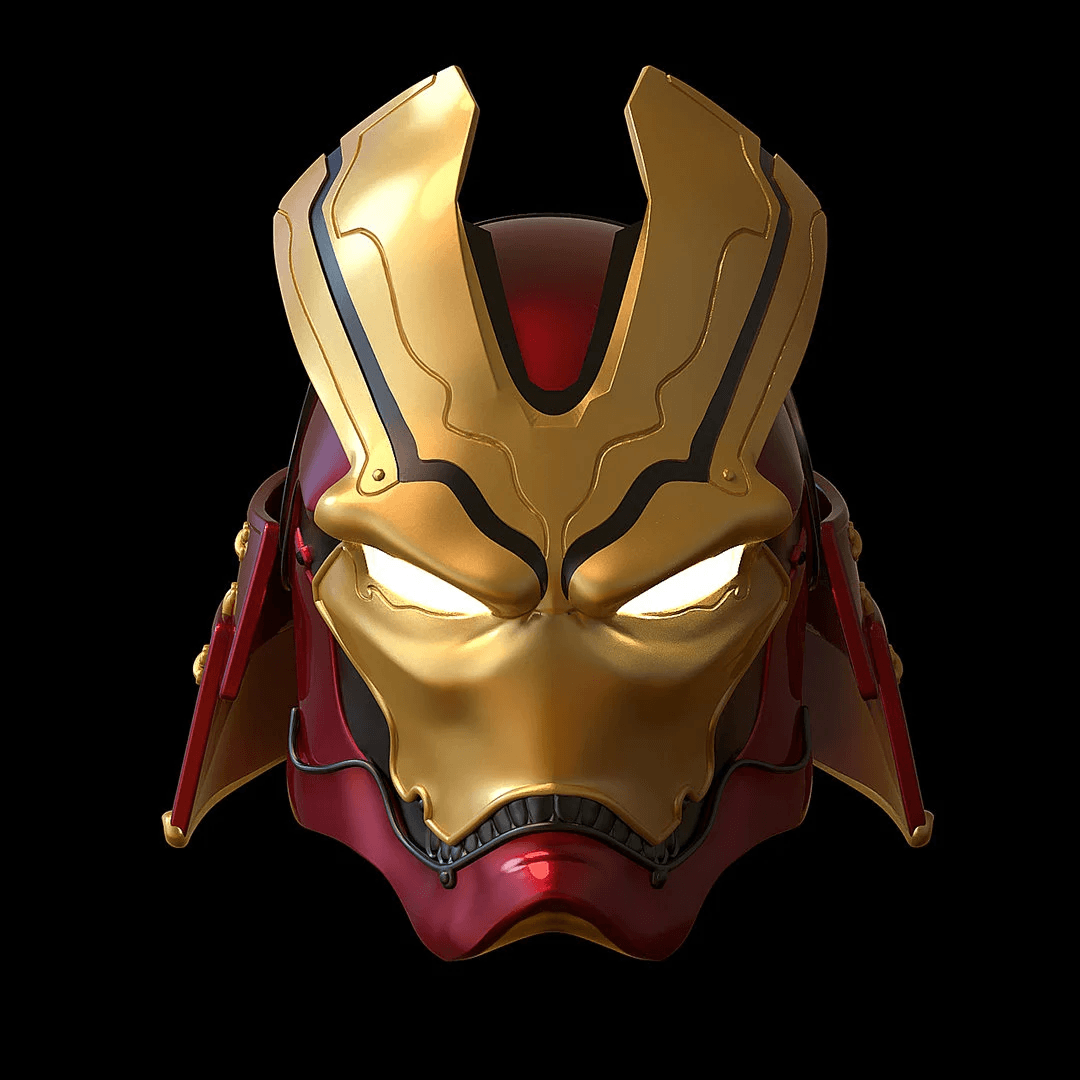Sengoku Iron Man Helmet 3D Printer File STL 3d model