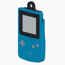 Game Boy Color Keychain 3d model