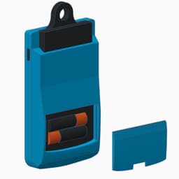 Game Boy Color Keychain 3d model