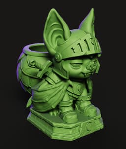 Goblin Knight STL | Fantasy 3D Print | Desk Organizer 3d model