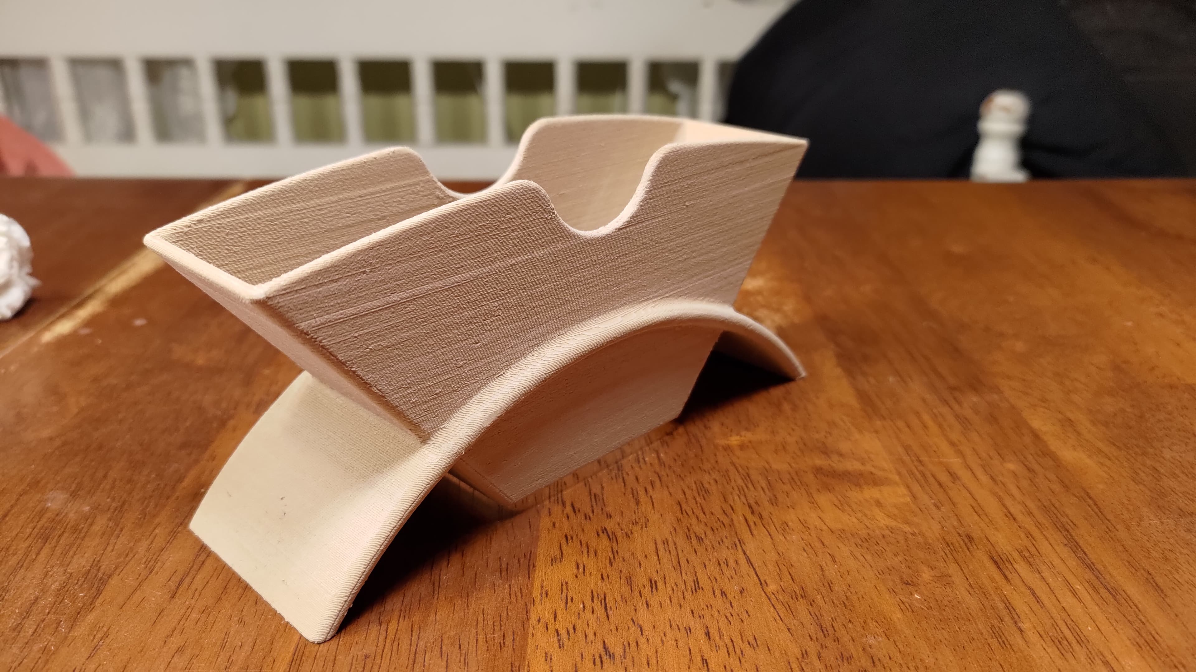 Coffee_Filter_Holder.stl - Printed in wood PLA - 3d model