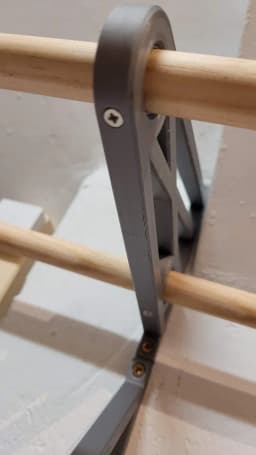 Filament Spool Shelf system - V2 3d model