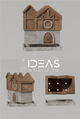 Barn indoor planter 3d model