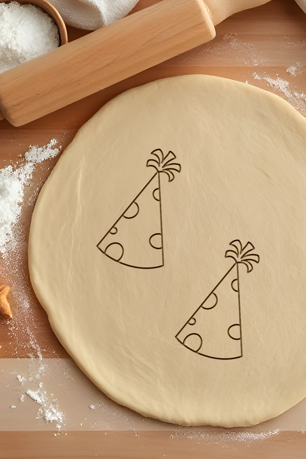 Birthday Cookie Cutter, Biscuit Cutter 3d model