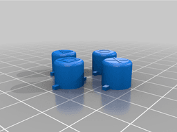 Play station controller buttons(XOTriangleSquare only) 3d model