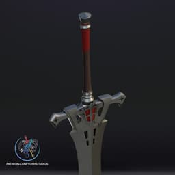 FF16 Invictus Clive Sword 3D Printer STL File 3d model