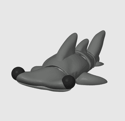 Articulated Shark 3d model