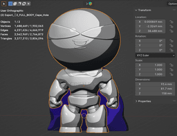FREE Cuva The Robot, Cuva Creality Mascot / Pet 3d model