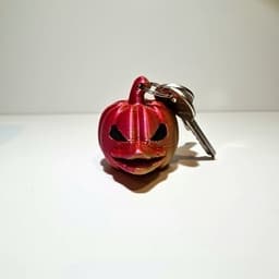 Pumpkin duck keychain 3d model