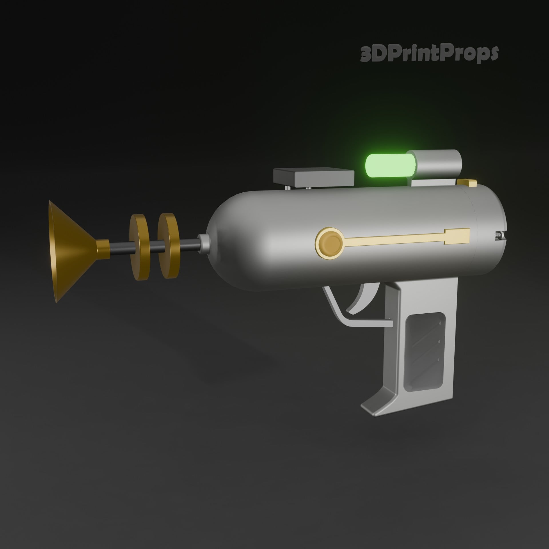 Rick's laser gun 3d model