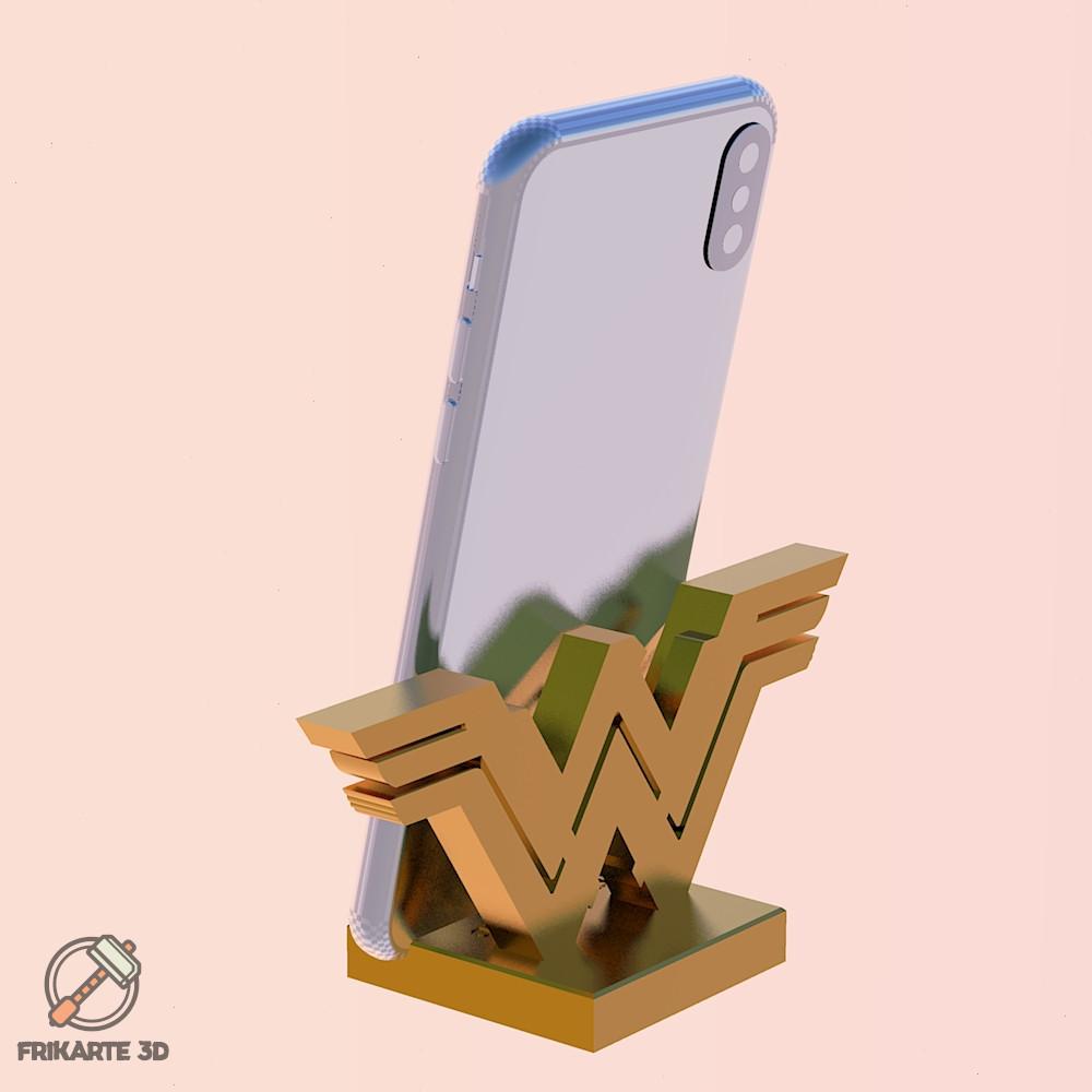 Wonder Woman Phone Holder 3d model