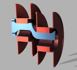 Filament Spool Storage Holder Arm.step 3d model