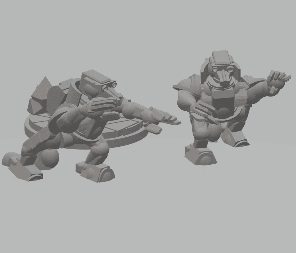 FHW: Tunnel Rat Assaulter with Mono Claws prototype 3d model