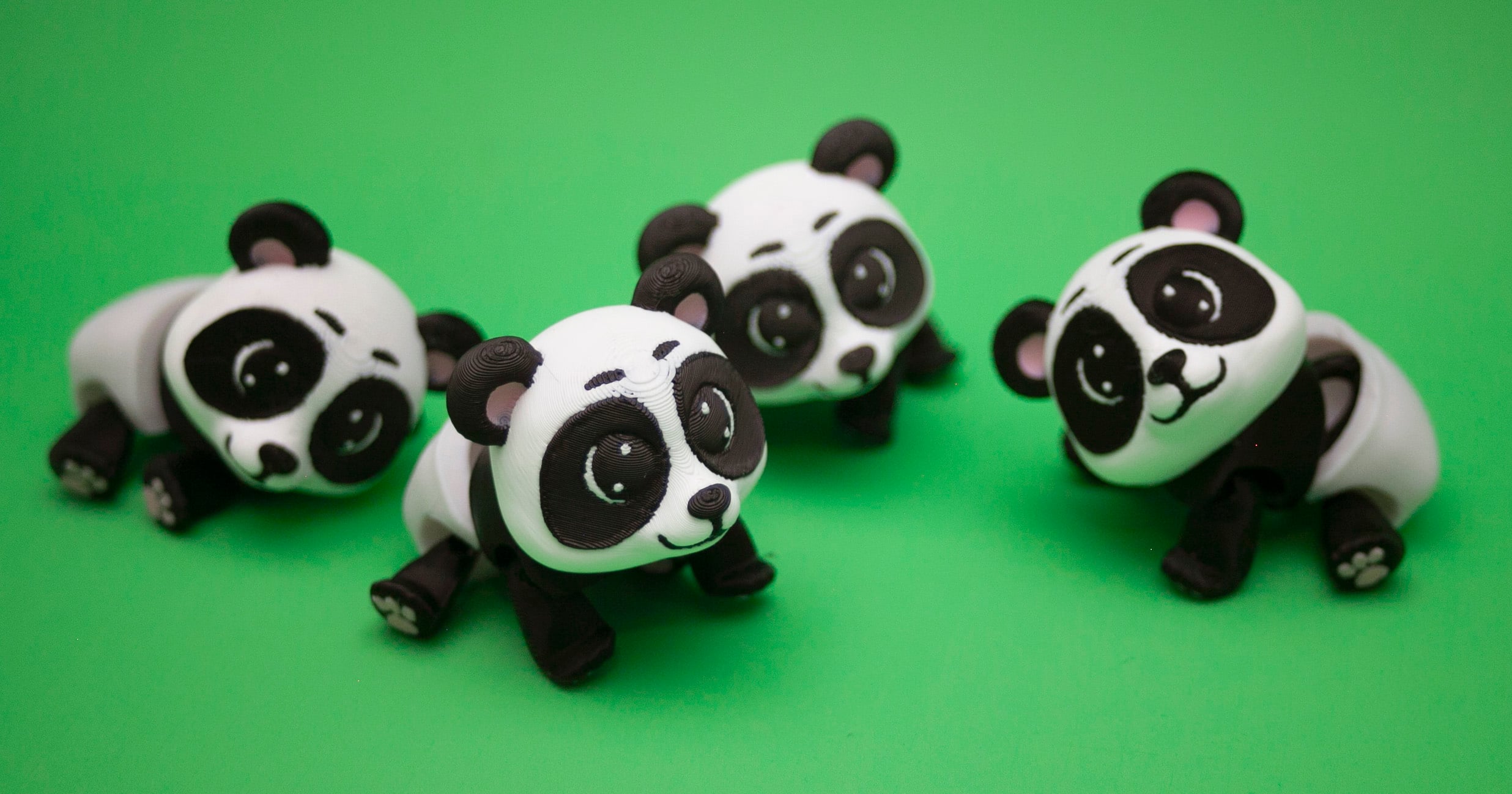 Flexi Panda 3d model