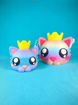 Cat Head Piggybank Design 3d model