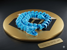 Snake Attack! Flexi Articulated Model 3d model