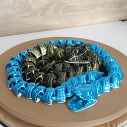 Snake Attack! Flexi Articulated Model 3d model