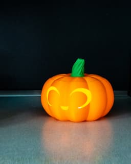Jack O Lantern and Pumpkin 3d model