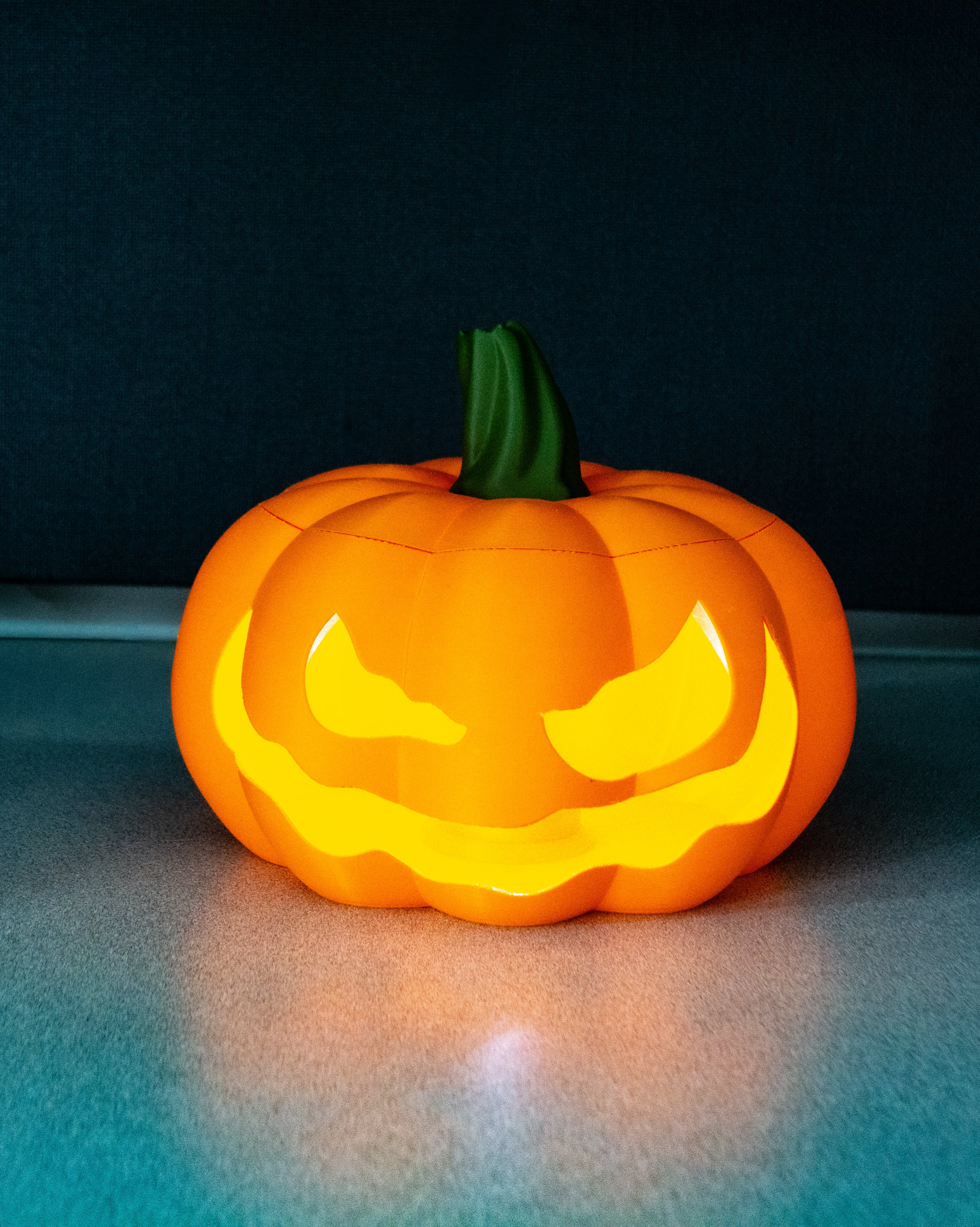 Jack O Lantern and Pumpkin 3d model